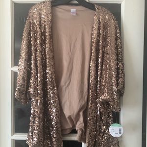 Sequin lightweight jacket